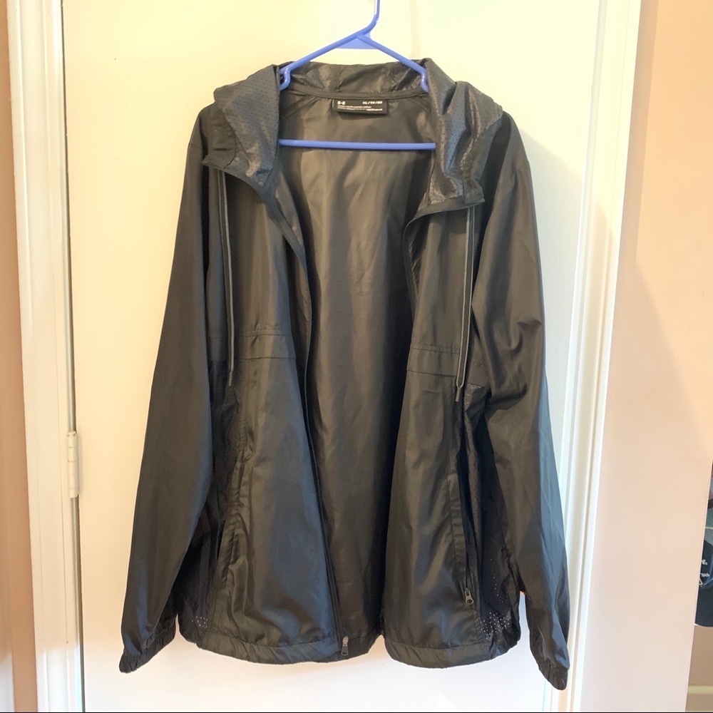 Under Armor Black Windbreaker - Size XL
